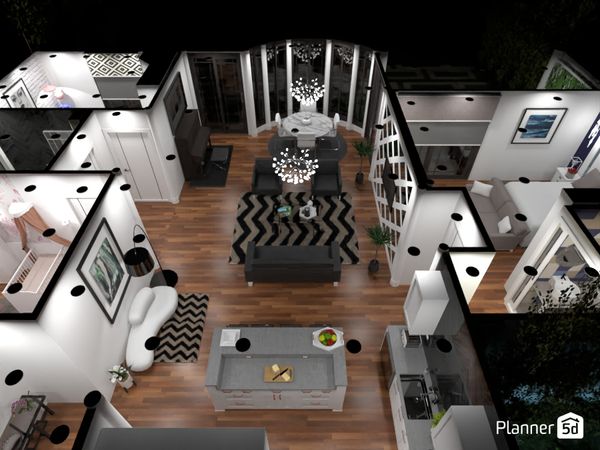 Planta baixa de casas com 2 quartos