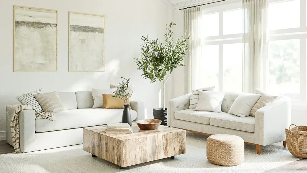 bBest neutral pain colors for living rooms | Photo by Spacejoy on Unsplash 